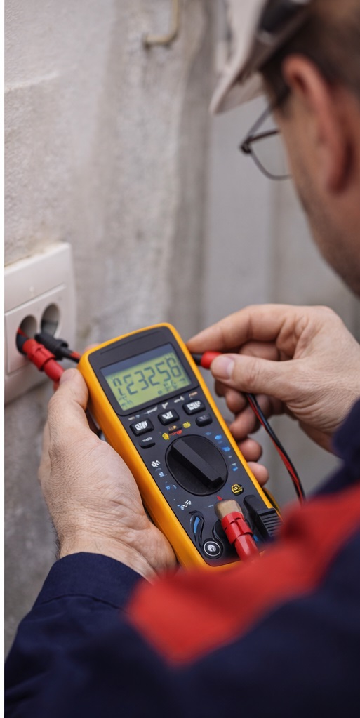 Villamos mérés műszerrel